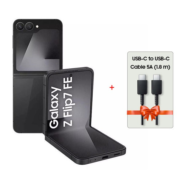 Pre-Order Samsung Galaxy Z Flip7 FE 8GB RAM - 256GB + Gifts | Black Pre-Order Samsung Galaxy Z Flip7 FE 8GB RAM - 256GB + Gifts | Black
